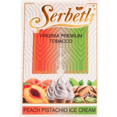 Тютюн SERBETLI Peach Pistachio Ice Cream 50гр