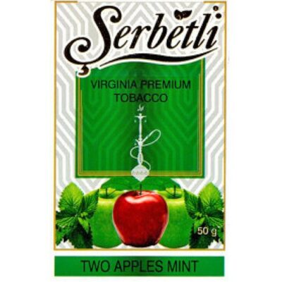 Тютюн SERBETLI Two Apple with Mint 50гр