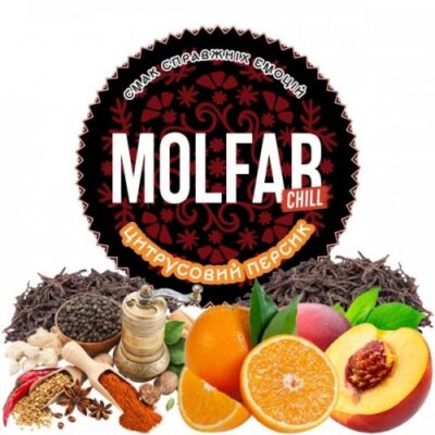Тютюн Molfar Chill Line Цитрусовий Персик 40 гр
