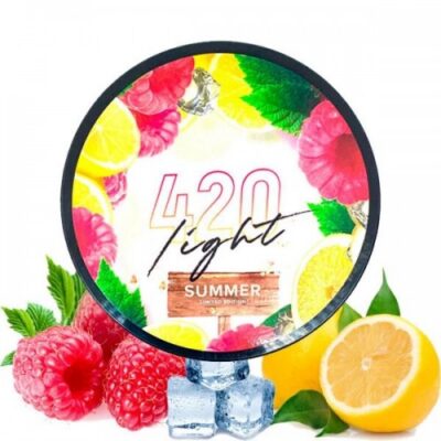 Тютюн 420 Light Айс Лимон Малина 100 гр