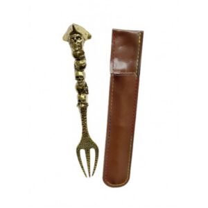 Виделка для тютюну Skull Gold