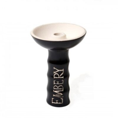 Чаша з білої глини Embery Фанел, чорна
