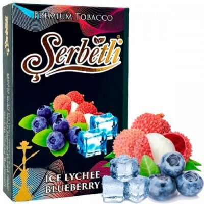 Тютюн SERBETLI Ice Lychee Blueberry 50гр